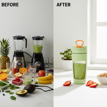 Automatic Plastic Paper Juice Away Juicing Cups Extractor Wholesale 600ml Online Mixer Portable USB Rechargeable Juice Blender